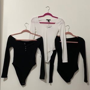 3 for $25 Forever 21 bodysuits NWT